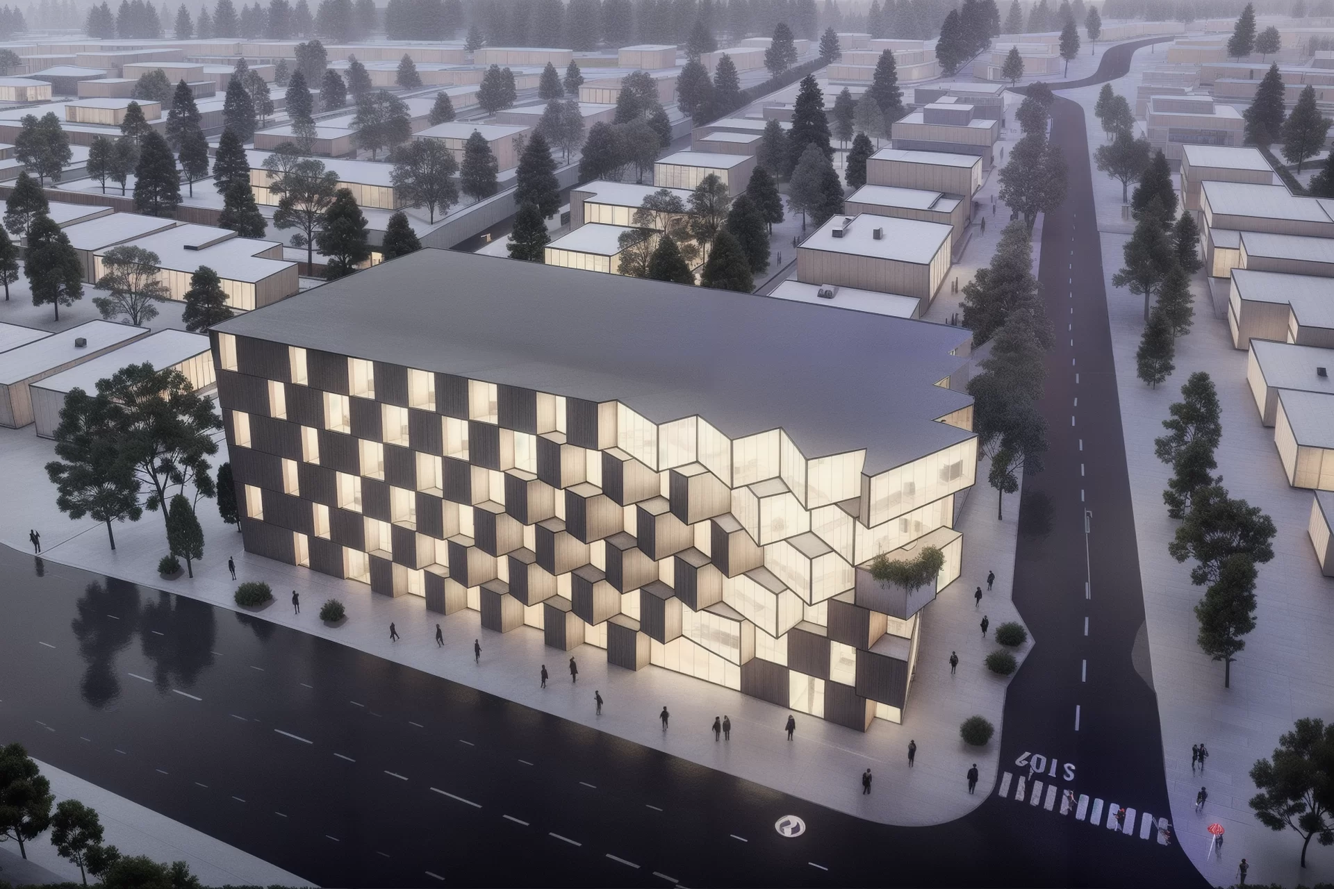 Bayview Residences night view by 6ix group